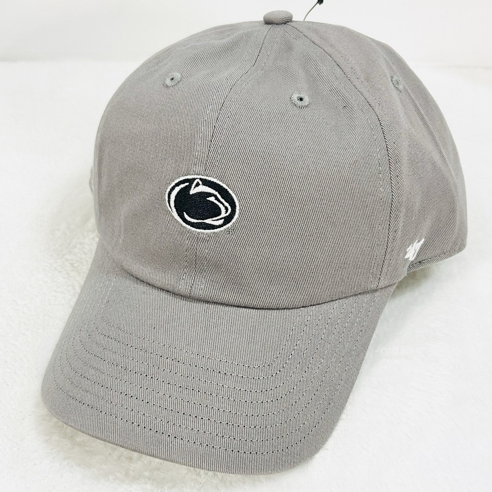 Penn State Nittany Lions '47 Brand Small Logo Clean Up Hat Cap Adjustable‎ Gray